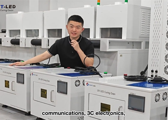 Optical Comm UV LED Curing Chamber